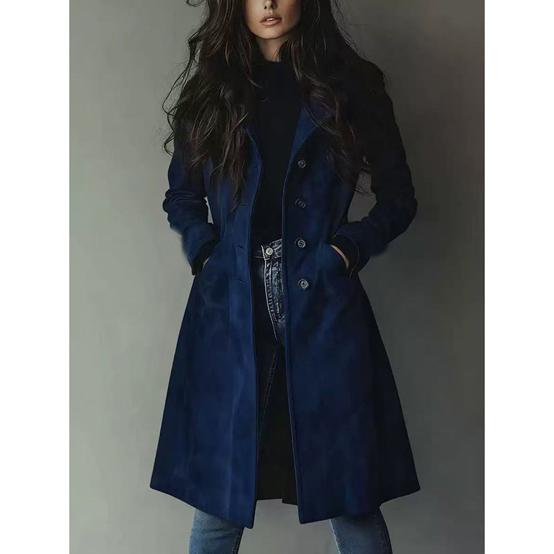 Heritage Vintage Suede Trench Coat