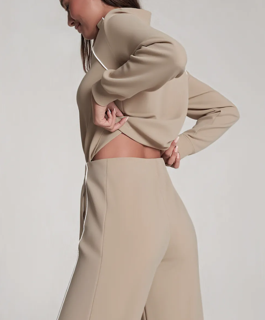 Everyday Cozy Half Zip Jumpsuit