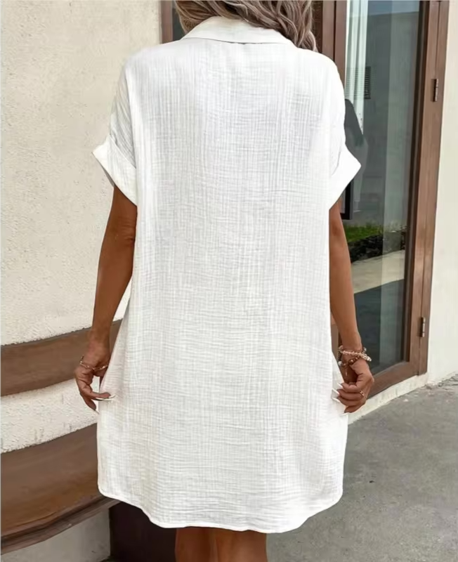 Portofino Casual Midi Shirt Dress