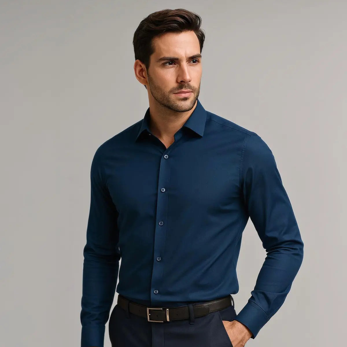 🔥50% OFF Today Only – Premium Wrinkle Resistant Men's Dress Shirts👔