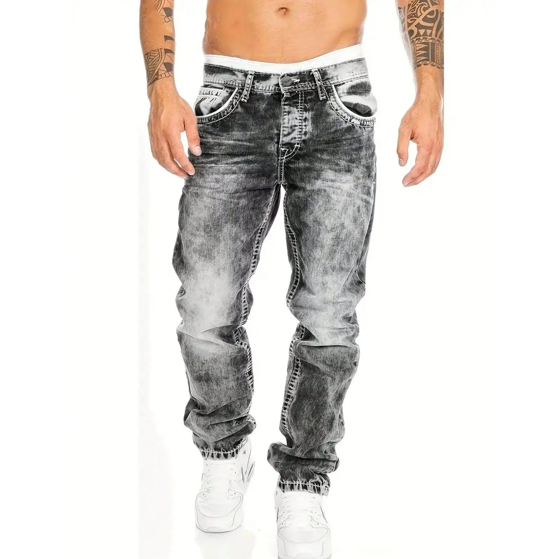 Fashion Creative Stretch Denim Jeans