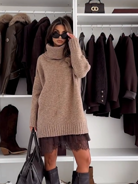 Classic Two-Piece Knit Dress Suit