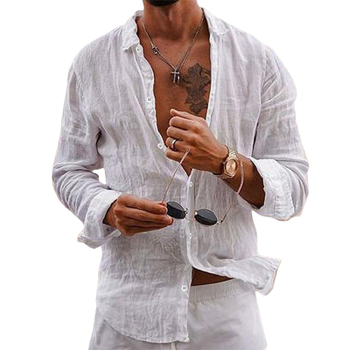 Breezy Linen Button-Up