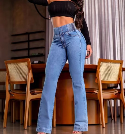 🔥🎁New arrival 76% OFF💕High-Waisted Stretch Flare Jeans👖